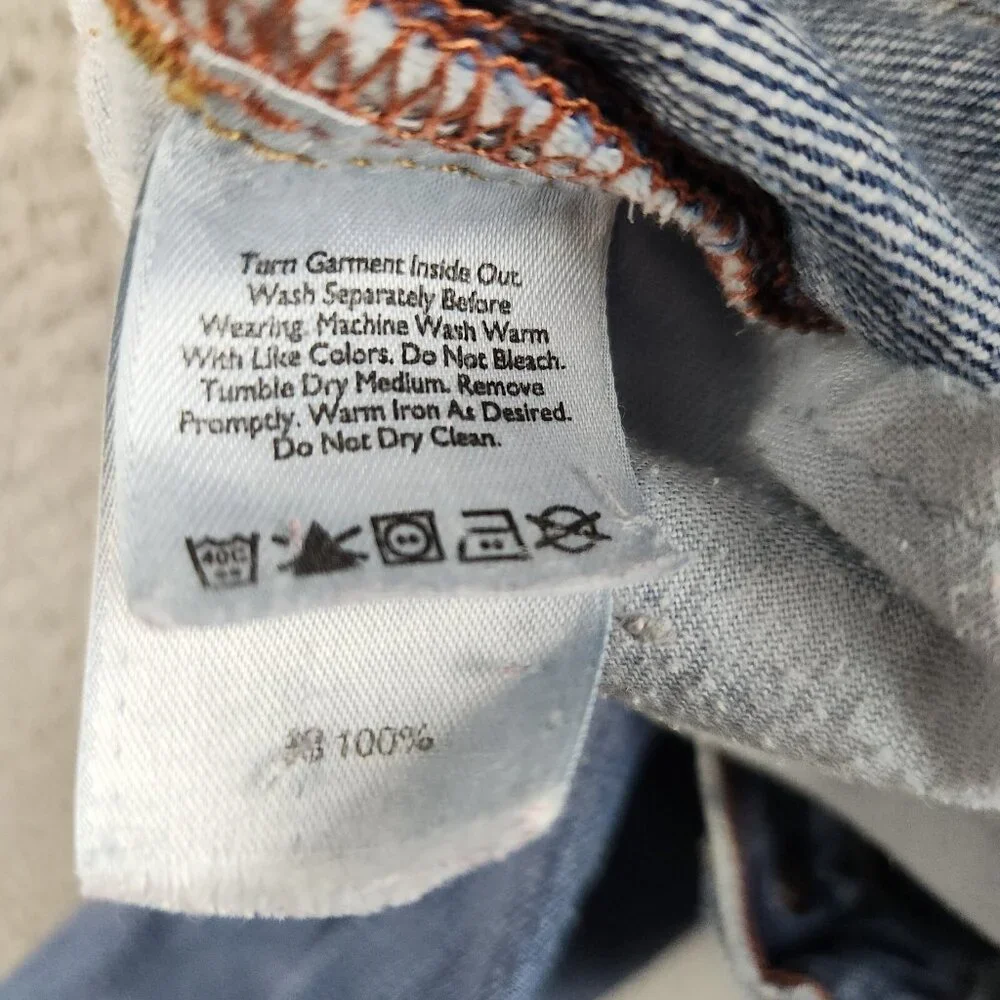 Mens 32x30 Blue Eddie Bauer Classic Fit Straight Leg Y2K‎ Modern Denim Pants